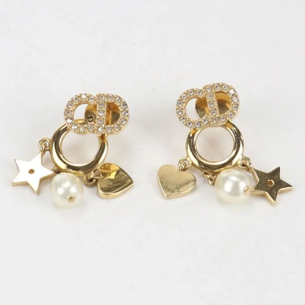 Dior Earrings Metal Gold - Picture 3 of 7
